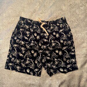 J. Crew Dock Shorts in Surfer Print Size Medium NWT